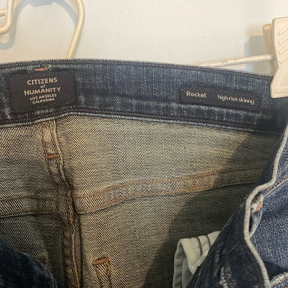 Citizens of Hunanity jeans. Size 24 - Rocket High rise jeans